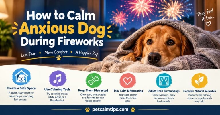 How to Calm Anxious Dog During Fireworks