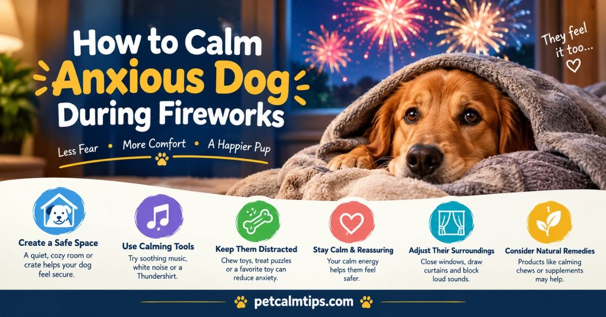 How to Calm Anxious Dog During Fireworks